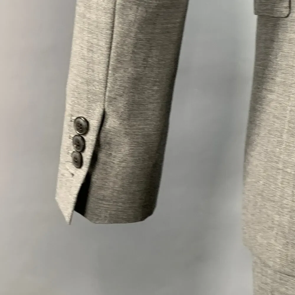 AMI by ALEXANDRE MATTIUSSI Size 38 Grey Wool Notch Lapel Suit